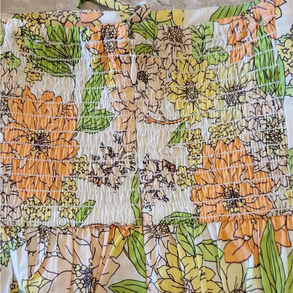 J. Crew floral blouse Size 10